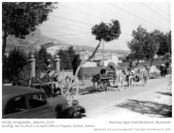 Ausflug  der III./St.G.1 im April 1941 in Trapani, Sizilien, Italien. NLESB_Kriegsbilder_Album1_0122
