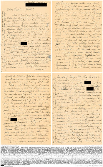 Ausführliches persönliches Schreiben einer Freundin der Familie. NLESB_Ab_1934_Briefe_19440320_04.