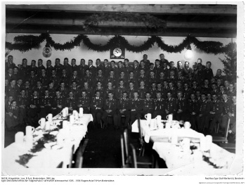 Egon Stoll-Berberich bei der Fliegerschule-P, vermutlich Jahreswechsel 1935 - 1936 Fliegerschule P Erfurt-Bindersleben. NLESB_Kriegsbilder_lose_Erfurt_Bindersleben_0001