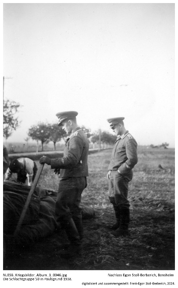 Die Schlachtgruppe 50 in Paulsgrund 1938. NLESB_Kriegsbilder_Album1_0046. Die Schlachtgruppe 50 in Paulsgrund 1938. NLESB_Kriegsbilder_Album1_0046.