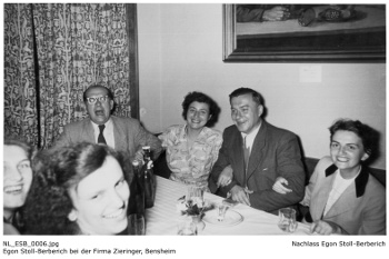Egon Stoll-Berberich als Angestellter der Firma Zieringer in Bensheim. NL_ESB_0006